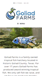 Mobile Screenshot of goliadfarms.com